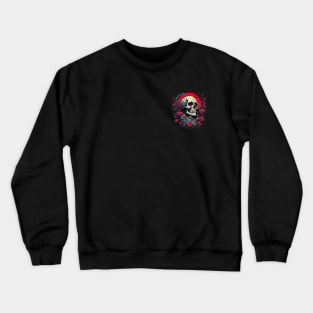 Grim and Grit Quarter: Vintage Grunge Skull Graphic Tee Crewneck Sweatshirt